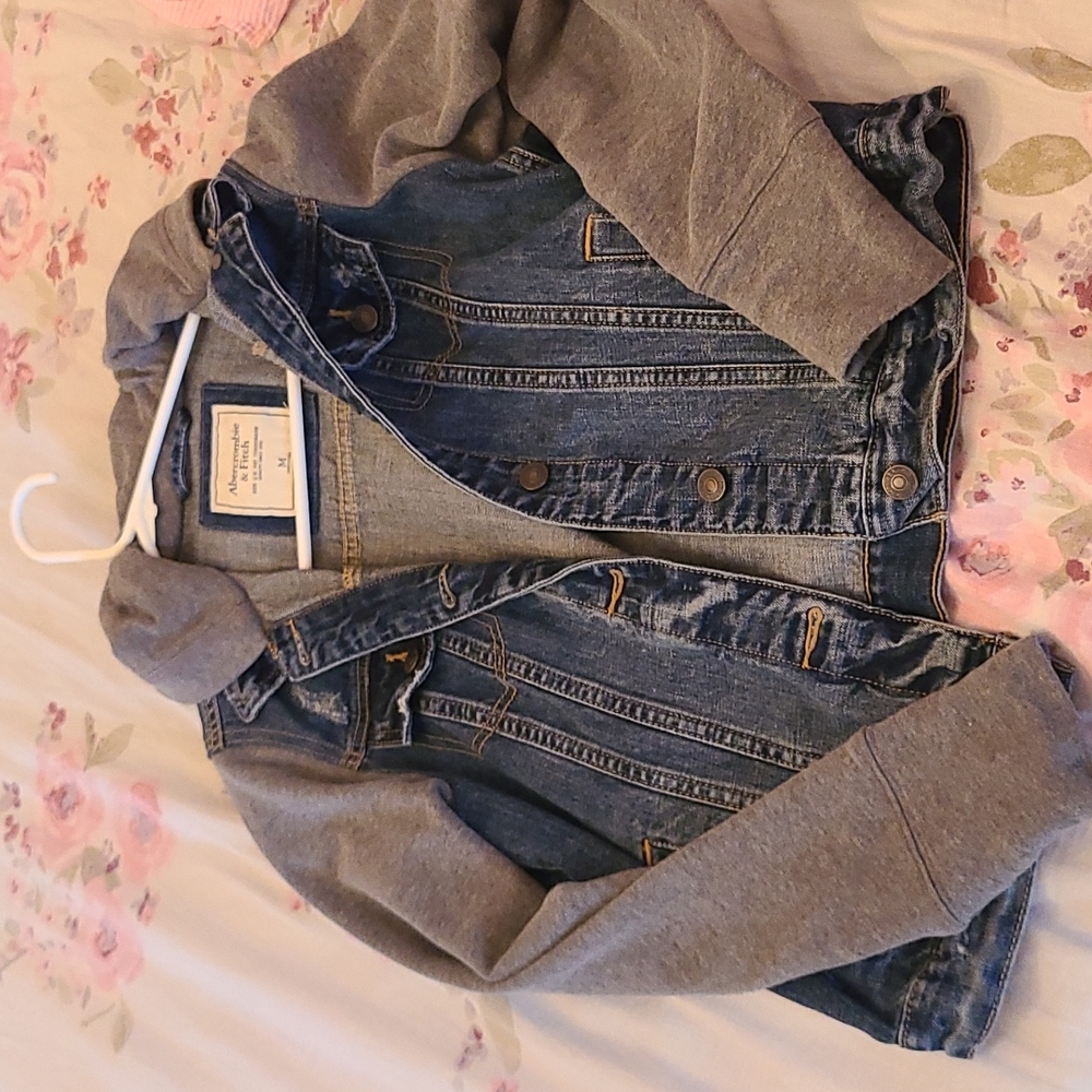 Hoodie  Denim coat